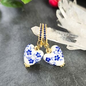 🦋LAST🦋 NWT Tramps+Thieves Bleuenn Gold Fill Hoop Earrings